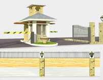 Proposed Subdivision Fence and Guardhouse