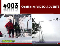Video adverts for skiing resort "Ozolkalns" 2010