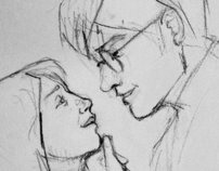 Harry and Ginny sketch