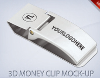 3D Money Clip Mock-up