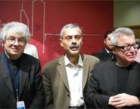 Jihad Awad with Mario Botta & Daniel Libeskind
