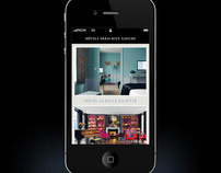 Application iPhone Hotels Paris Rive Gauche