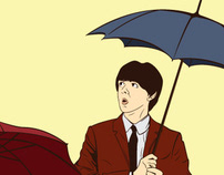 the Beatles -umbrella-
