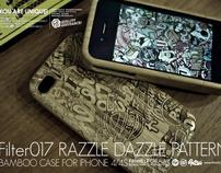 FILTER017 RAZZLE DAZZLE PATTERN BAMBOO IPHONE CASE