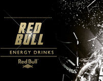 RED BULL - ENERGY DRINKS ( BLACK AND WHITE)