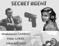 Poster Ad for "Secret Agent"