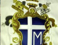 Reproduction Papal Banner