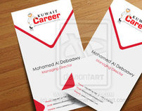 Kuwait Career business card
