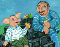 The three little pigs/ les trois petits cochons