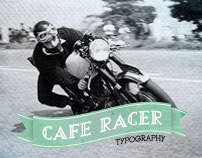 CAFE RACER Typography