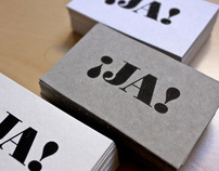¡JA! serigraphy vist cards