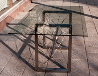 Tensegrity table "Rotor"