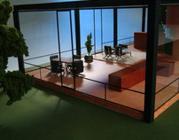 Glass House Model -                Philip Johnson