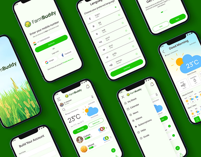 FarmBuddy Mobile app- UI design