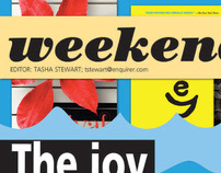Enquirer Weekend section cover work