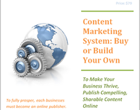 Content Generation -- Content Marketing E-book