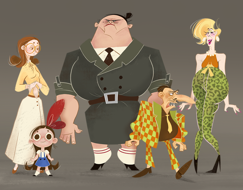Roald Dahl's Matilda - Character Design on Behance