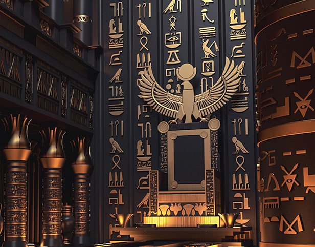 3D Huge Temple Art - Exclusive