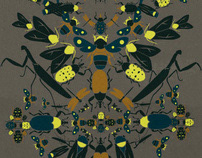 Insekta design for PINKO. textile moodboard