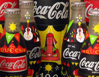 Coca Cola handpainted bottles