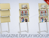 Professional Magazine Display Mock-up