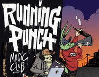 Running punch music club album art