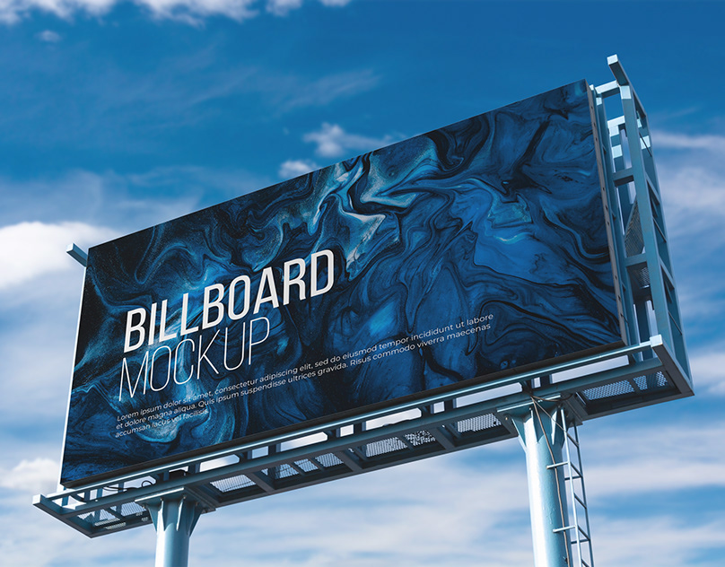 Free Mockup Billboard Banner