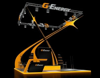 Exhibition stand of "G-Energy" for "Gazprom neft"