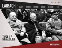 LAIBACH WEBSITE -  Redesign