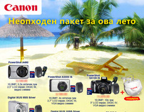 Canon advertising materials