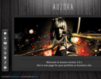Auzora - Unique One Page Portfolio
