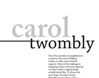 Carol Twombly Study