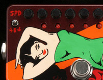 ZVEX hand-painted guitar pedal