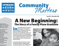 Upward Bound House Newsletter Redesign