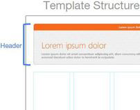 Tellme collateral template system