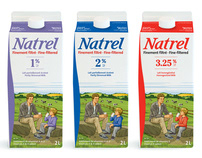 Natrel Milk Packaging