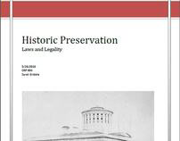 Historic Preservation: Laws and Legality