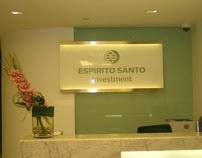 Corporate Signage for Investment Bank
