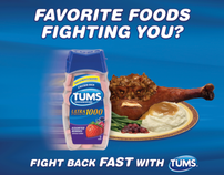 Tums Menacing Food - Turkey Dinner Ad