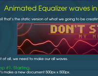 Animated Equalizer waves in Adobe Photoshop