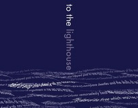 To The Lighthouse - Virginia Woolf. Book cover design