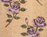 "Flora & Fauna" mosaics for Sonite Innovative Surface