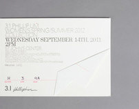 3.1 Phillip Lim Spring/Summer 2012 Invitation