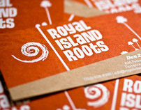 Royal Island Roots identity and business cards