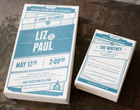 Liz & Paul / Wedding Invites