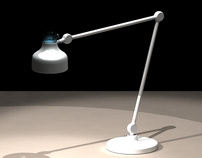 The lamp project with scaleable joint