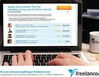 Freelancer.com Webby Winner's Guide ad copy