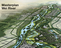 Masterplan Wei River, Xi’an and Xianyang, China, 2011
