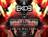 Ekoe concert flyer artwork