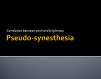Pseudo-synesthesia
